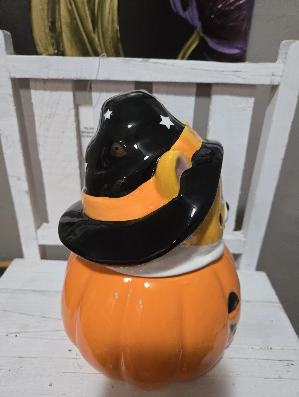 10 Strawberry Street Halloween Corgi Cookie Jar